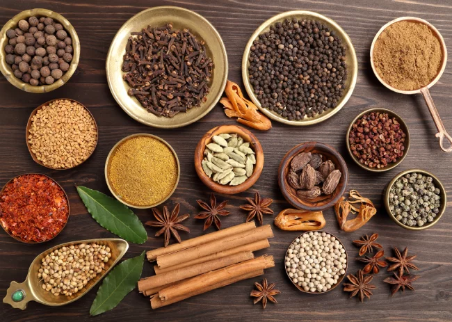Indian spices for food