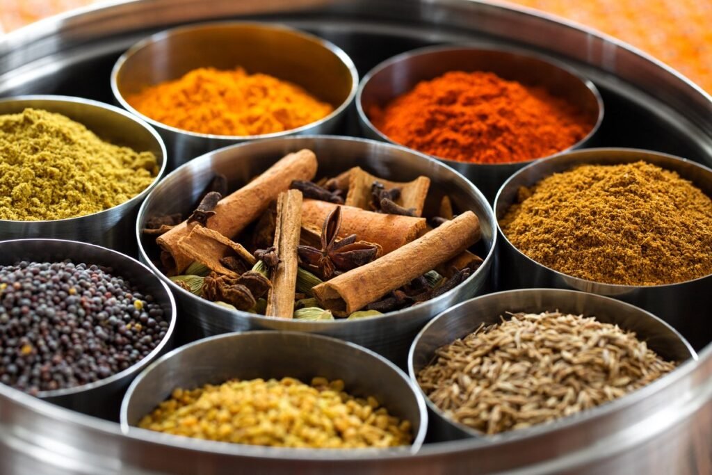Indian spices for food